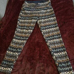 Patterned Knit Pants